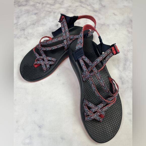 Chaco Shoes - Chaco ZX/2 Motif Eclipse Strappy Toe Loop Sport Trail Sandals Sz 10